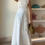 Éliora | Elegant Lace Maxi Dress