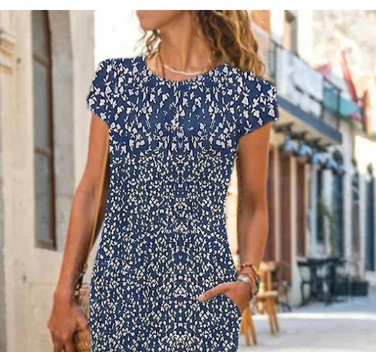 Emilia | Blue Garden Maxi