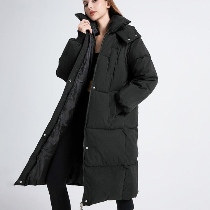 Ravona | Quilted Long Puffer Jacket