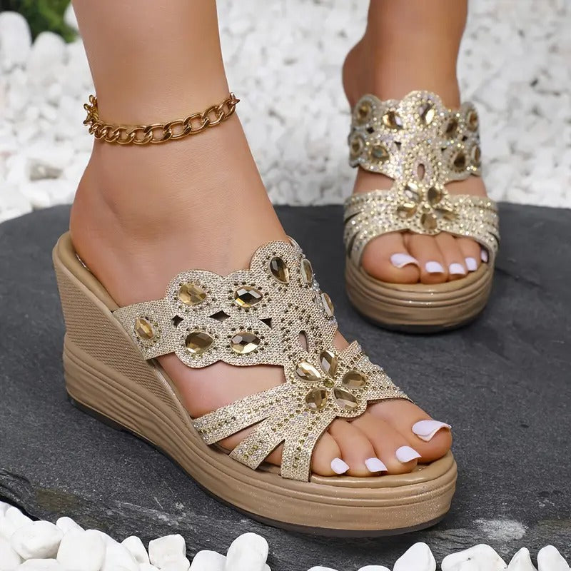 Odell | Women's Rhinestone Sandals 2
