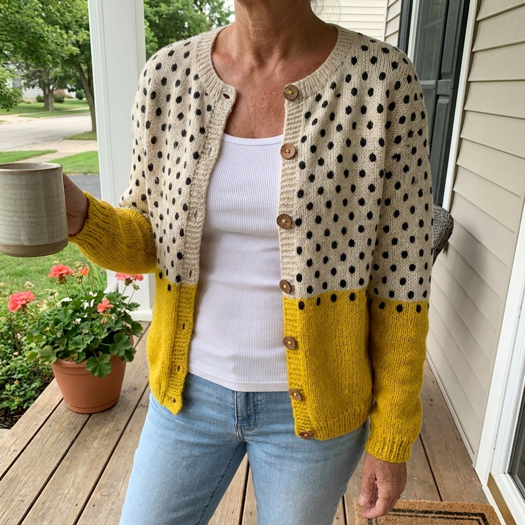 Junella Vintage Cardigan Sweater