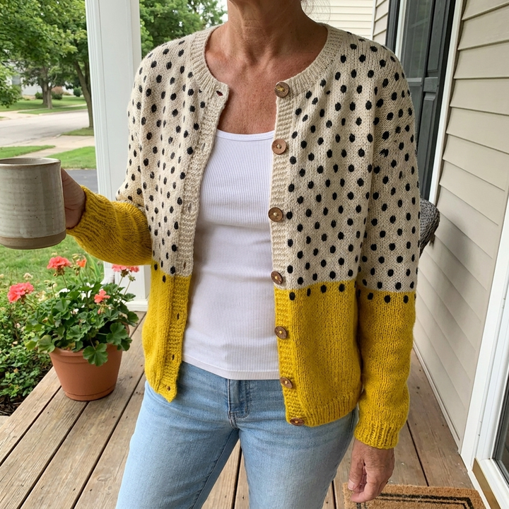 Junella Vintage Cardigan Sweater