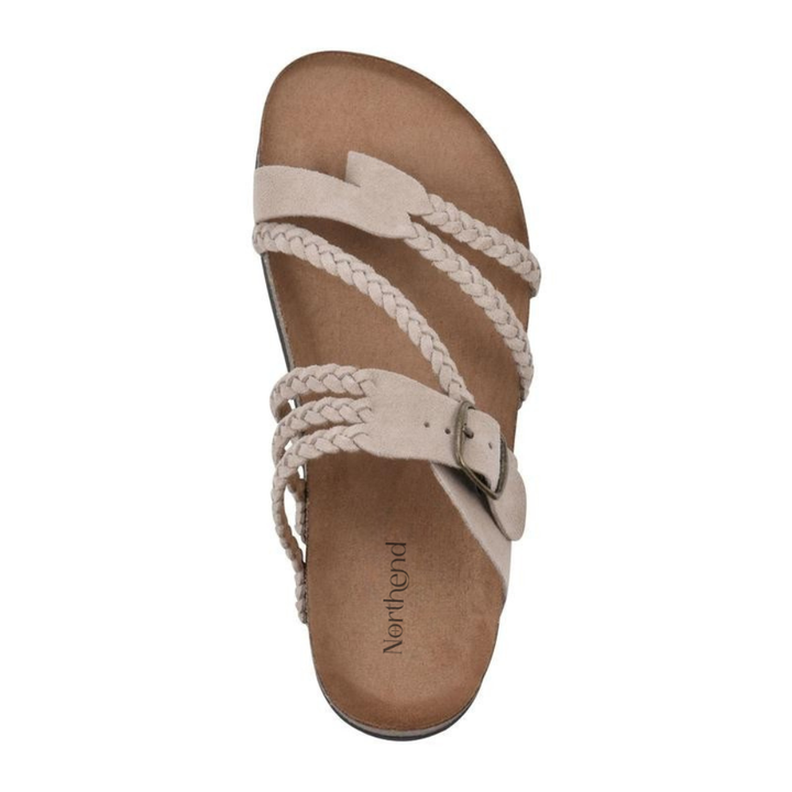 Hailey - Orthopedic Braided Cork Sandals