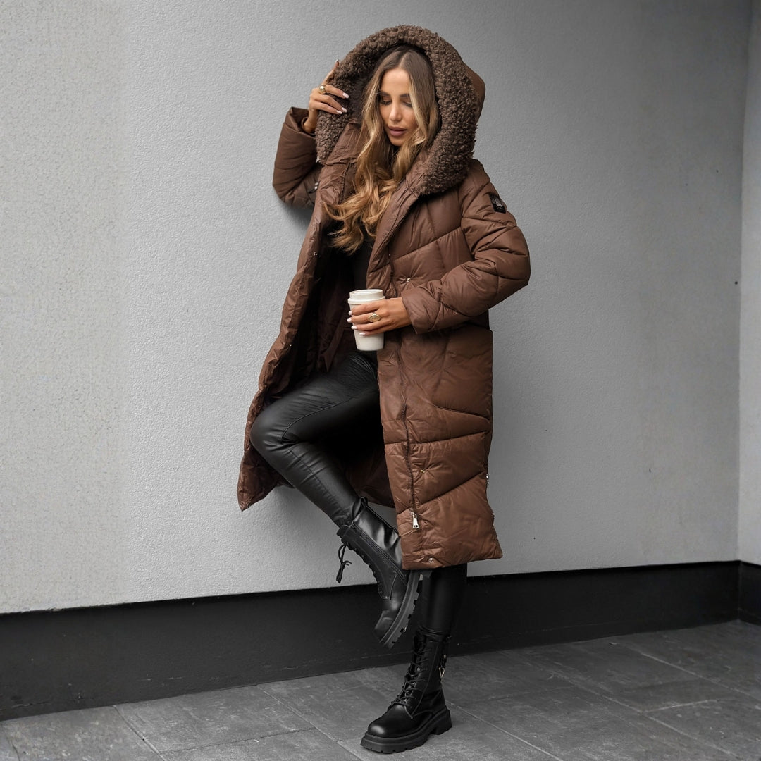 Tahlia – Quilted Coat with Hood