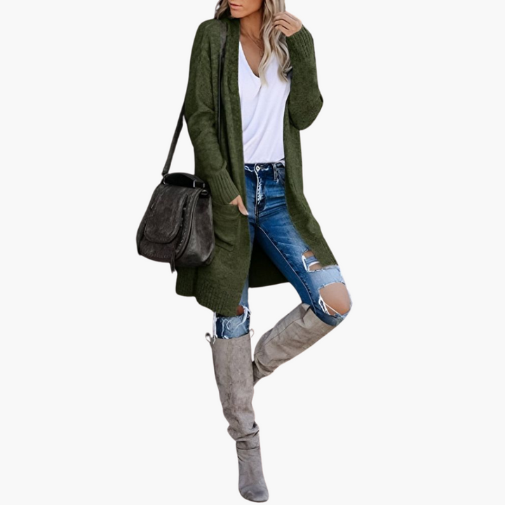 Holly | Casual Knit Pocketed Cardigan