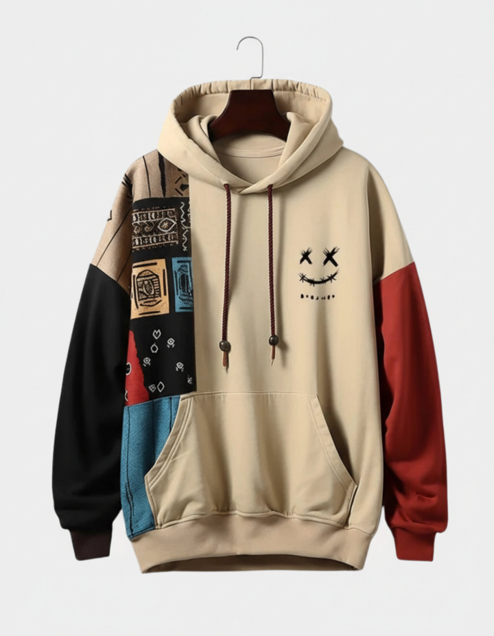 Zian – Urban Patchwork Hoodie