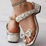 Luna | Women's Pearl Bow Sandals