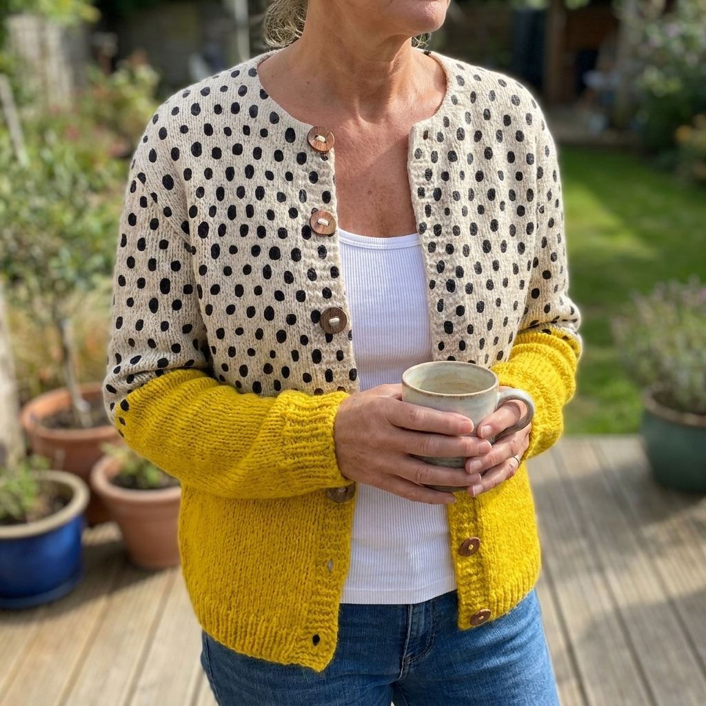 Junella Vintage Cardigan Sweater
