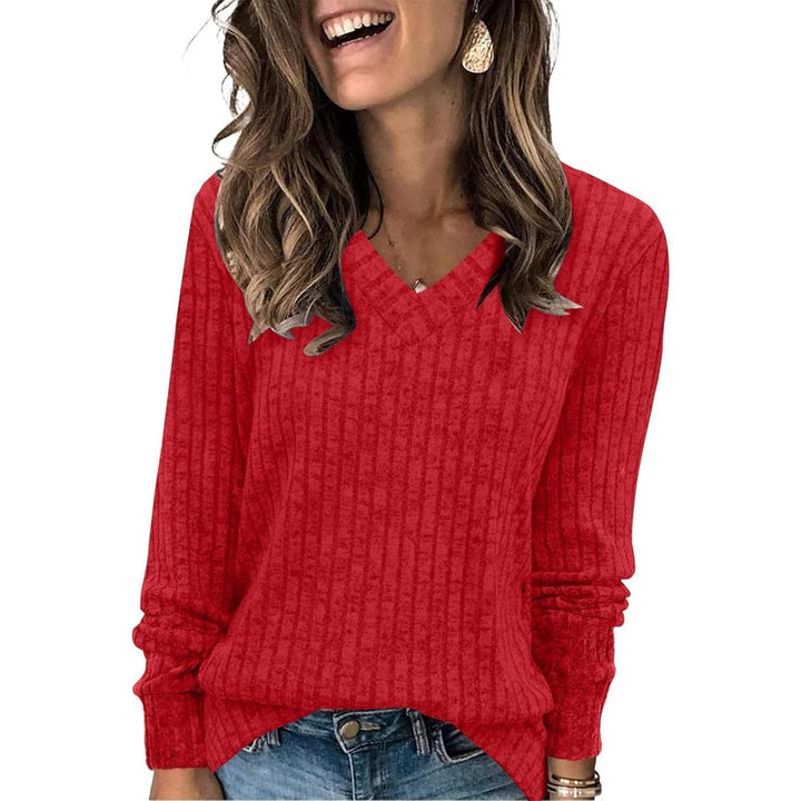 Nalia - Oversized V-Neck Sweater
