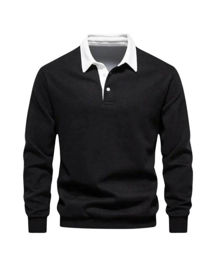 Dale - Casual Polo Knit Sweater