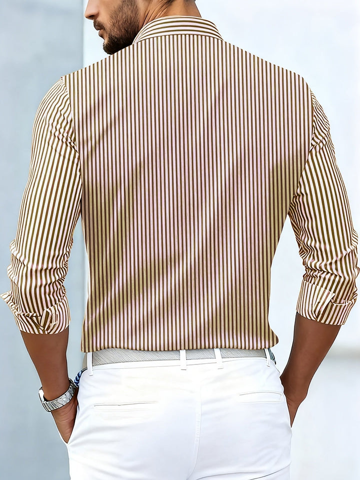 Timmy - Vintage Striped Long Sleeve Shirt