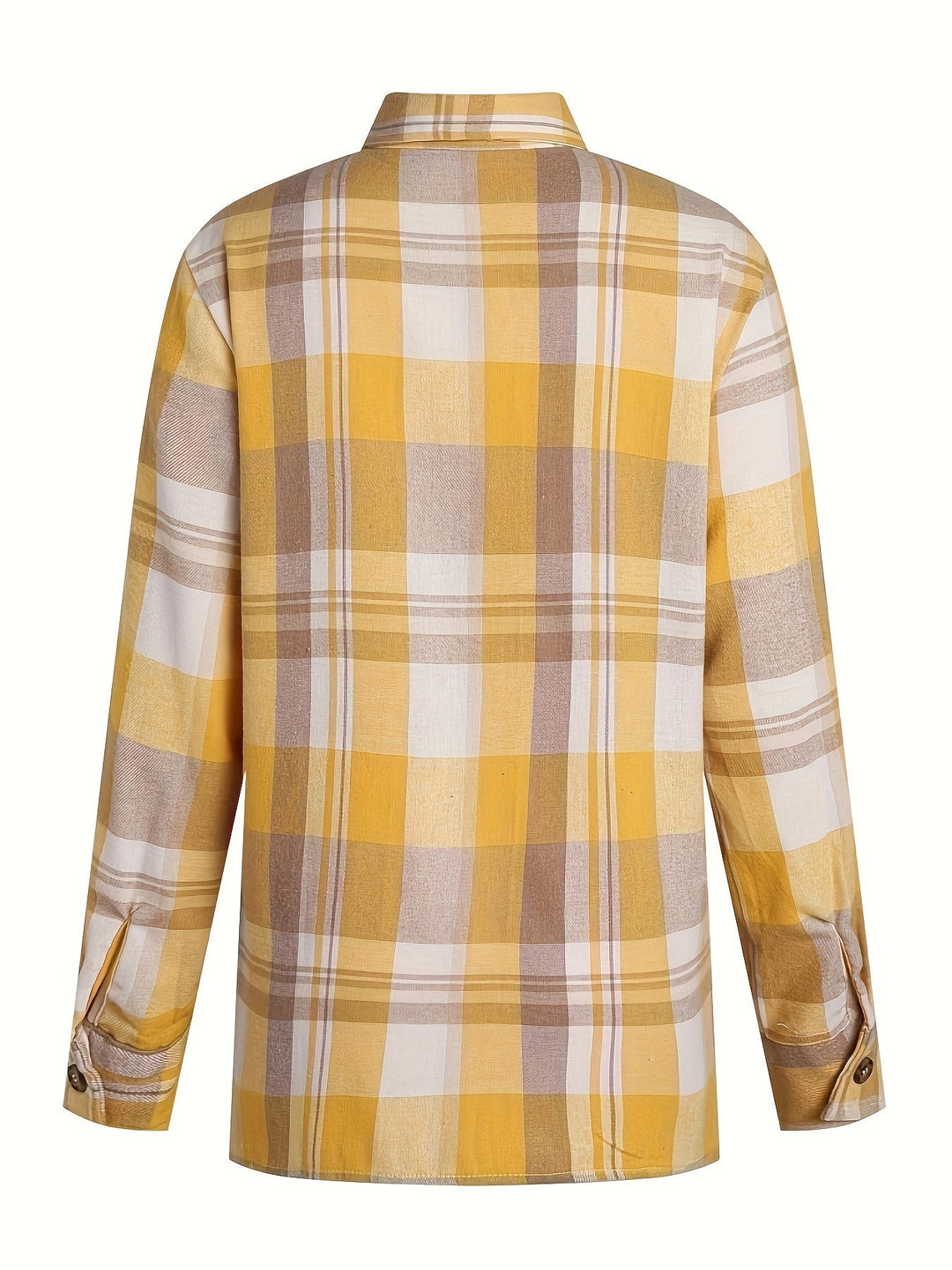 Herine - Gingham Long Sleeve Summer Shirt