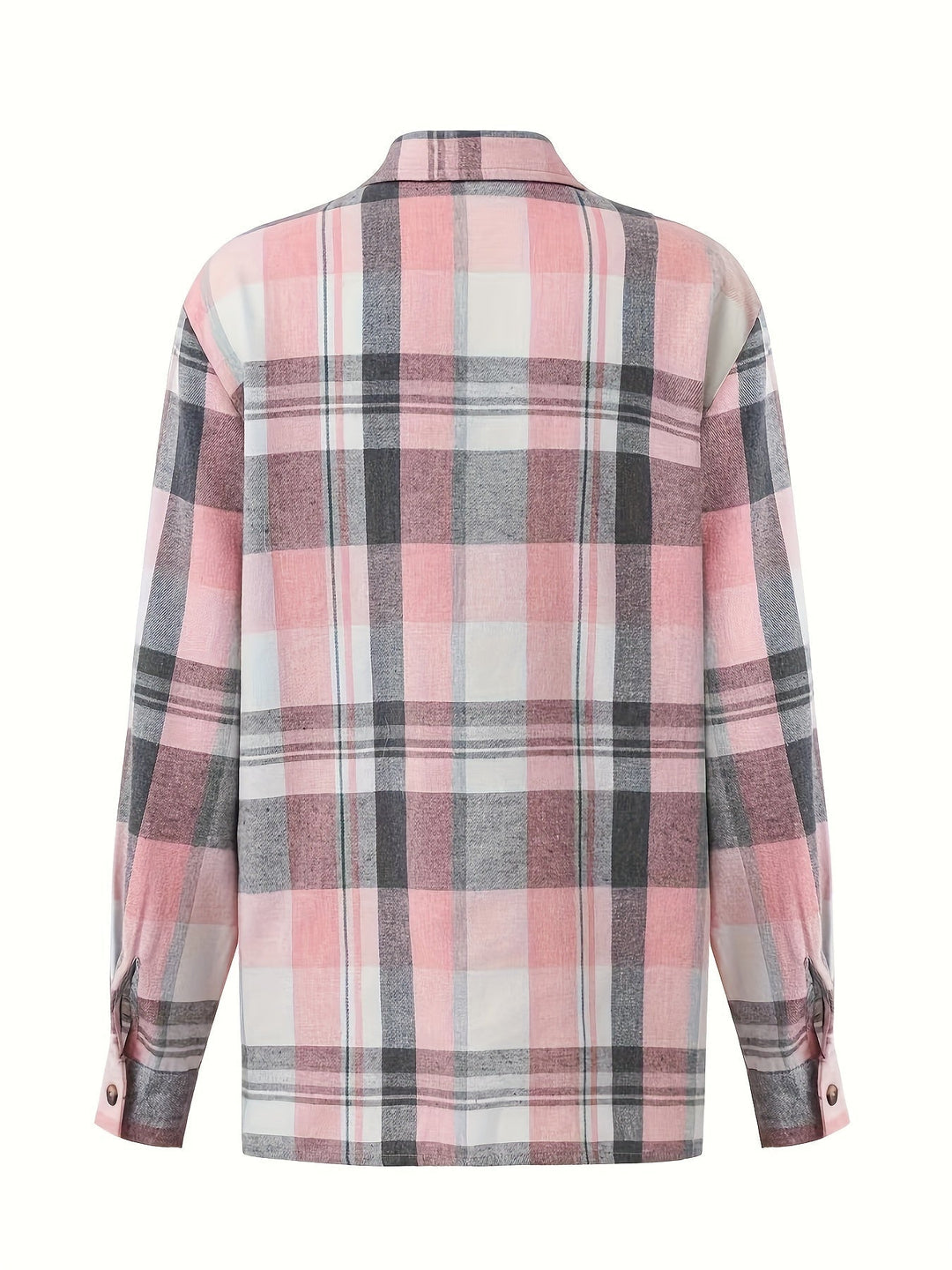 Herine - Gingham Long Sleeve Summer Shirt