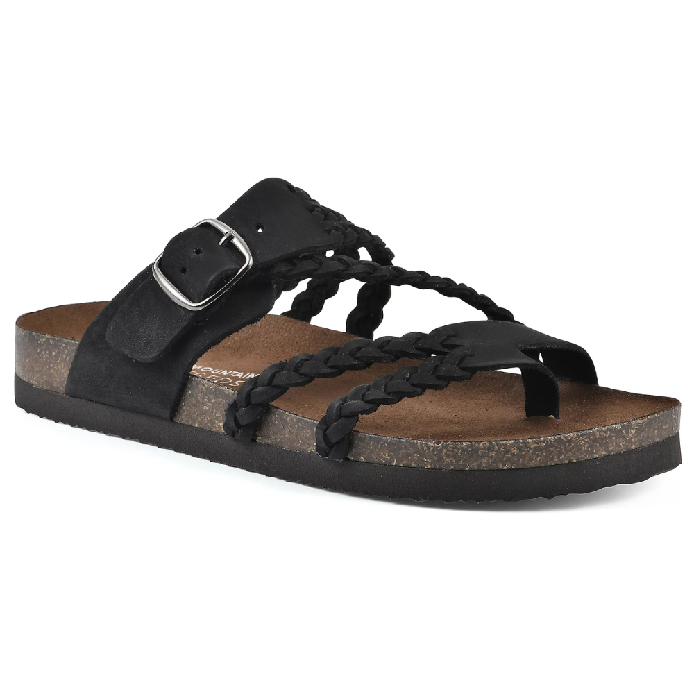 Hailey - Orthopedic Braided Cork Sandals