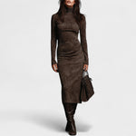 Sorelle | Elegant suede-style dress