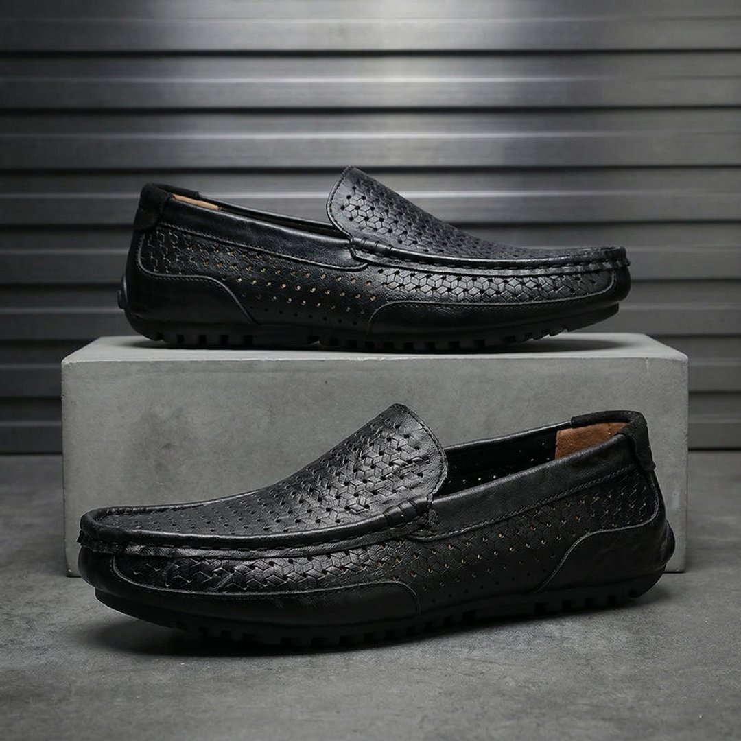 AIRFLOW LEATHER LOAFERS