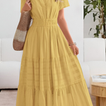 Adrianna | Boho Breeze Midi Dress
