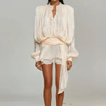 Aminah |  Ruffle Mini Dress