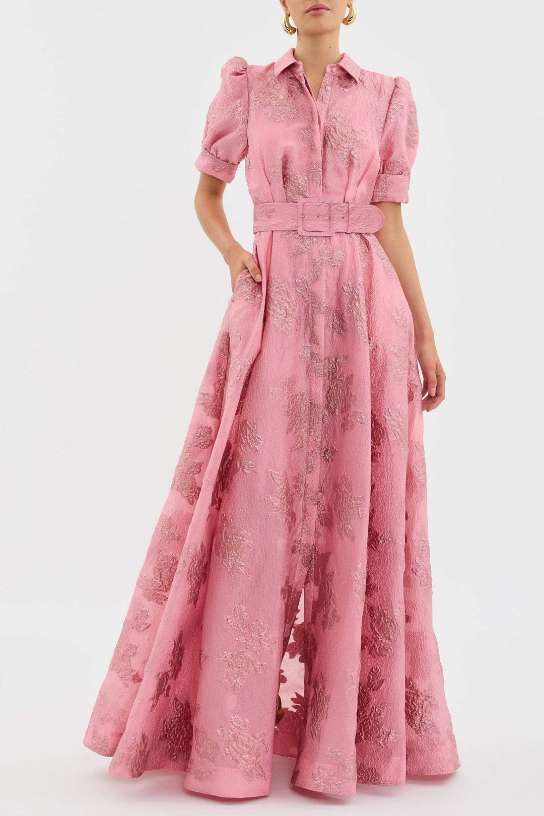 Anabella | Elegant Floral Wedding Guest Dress 1
