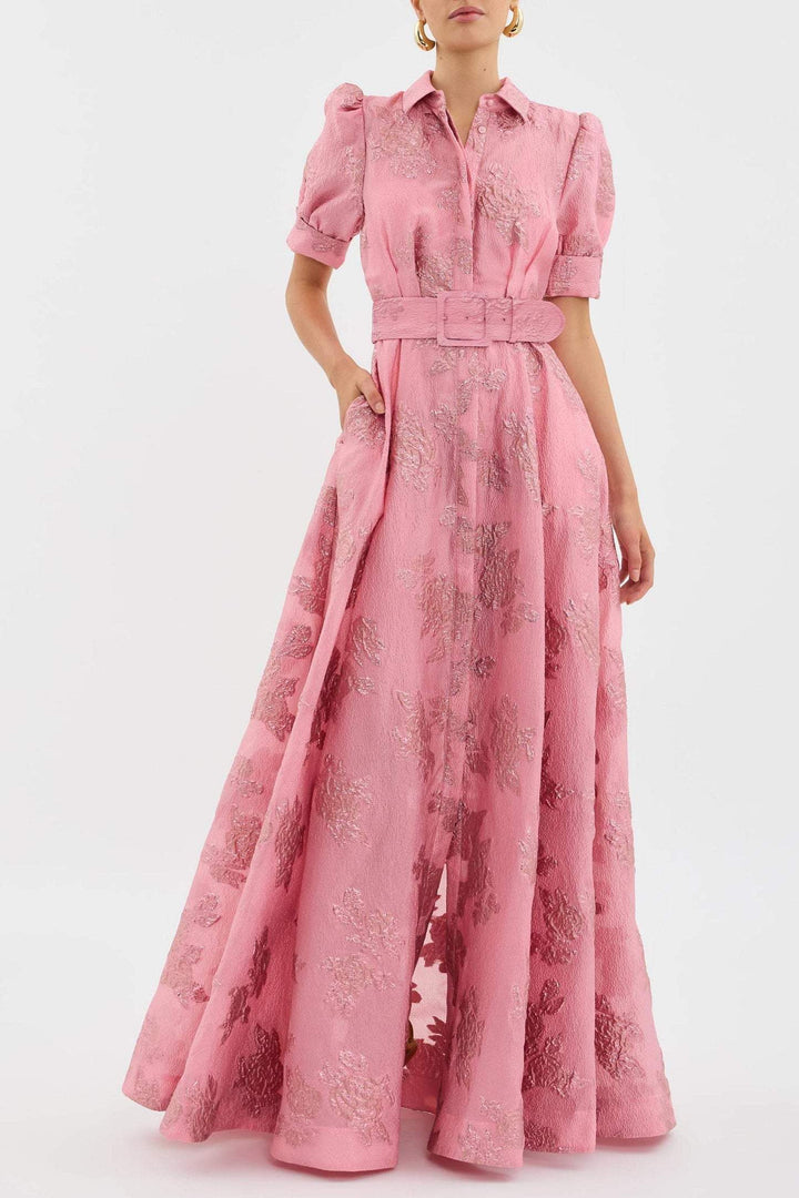 Anabella | Elegant Floral Wedding Guest Dress 1