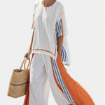 Anila | Elegant Linen Two Piece Set