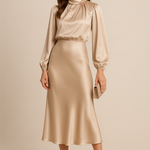 Kriz | High Waist Midi Dress
