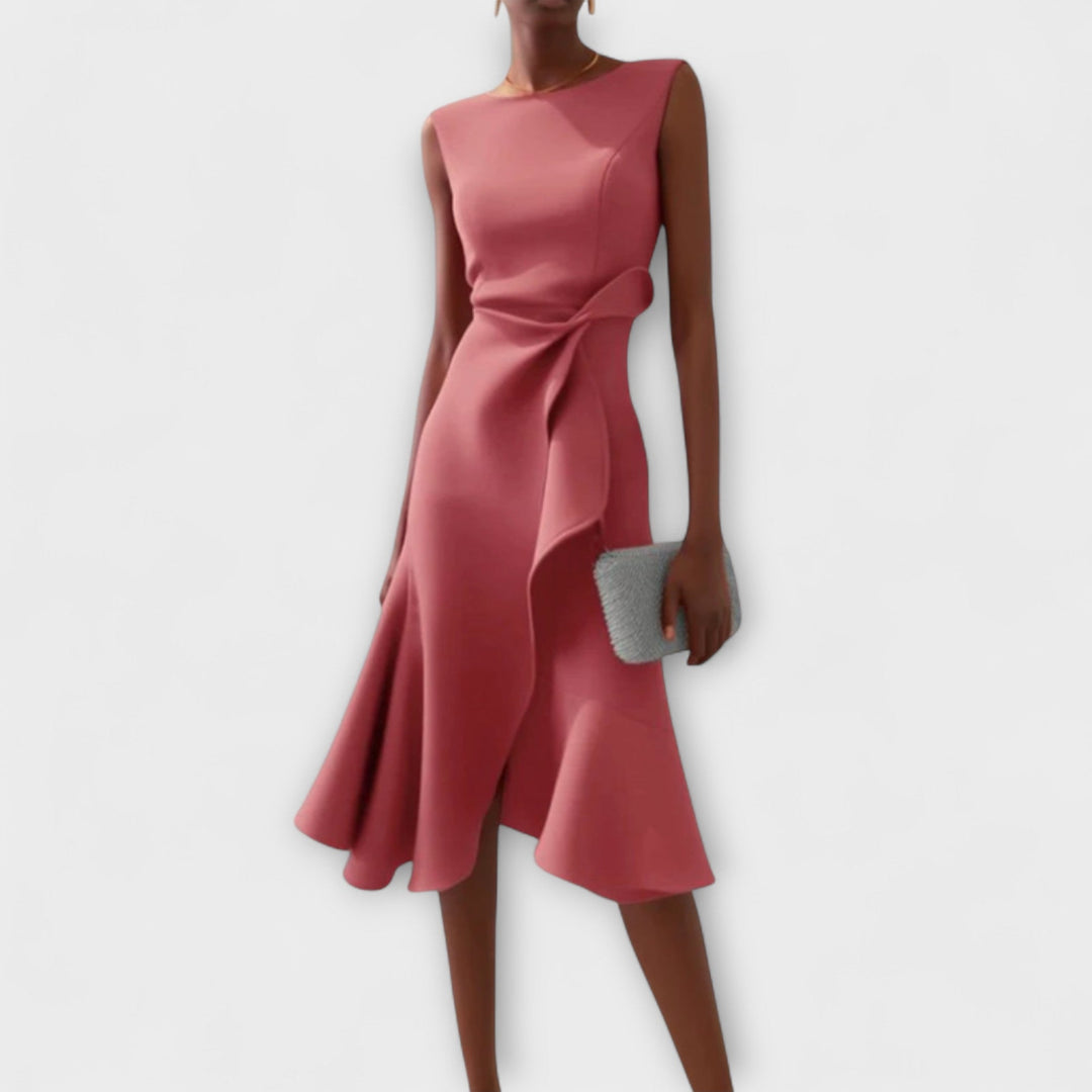 Ariane | Women's Asymmetrical Midi Dress 3