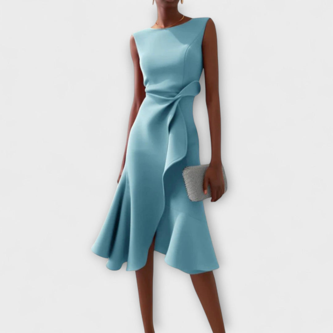 Ariane | Women's Asymmetrical Midi Dress 4