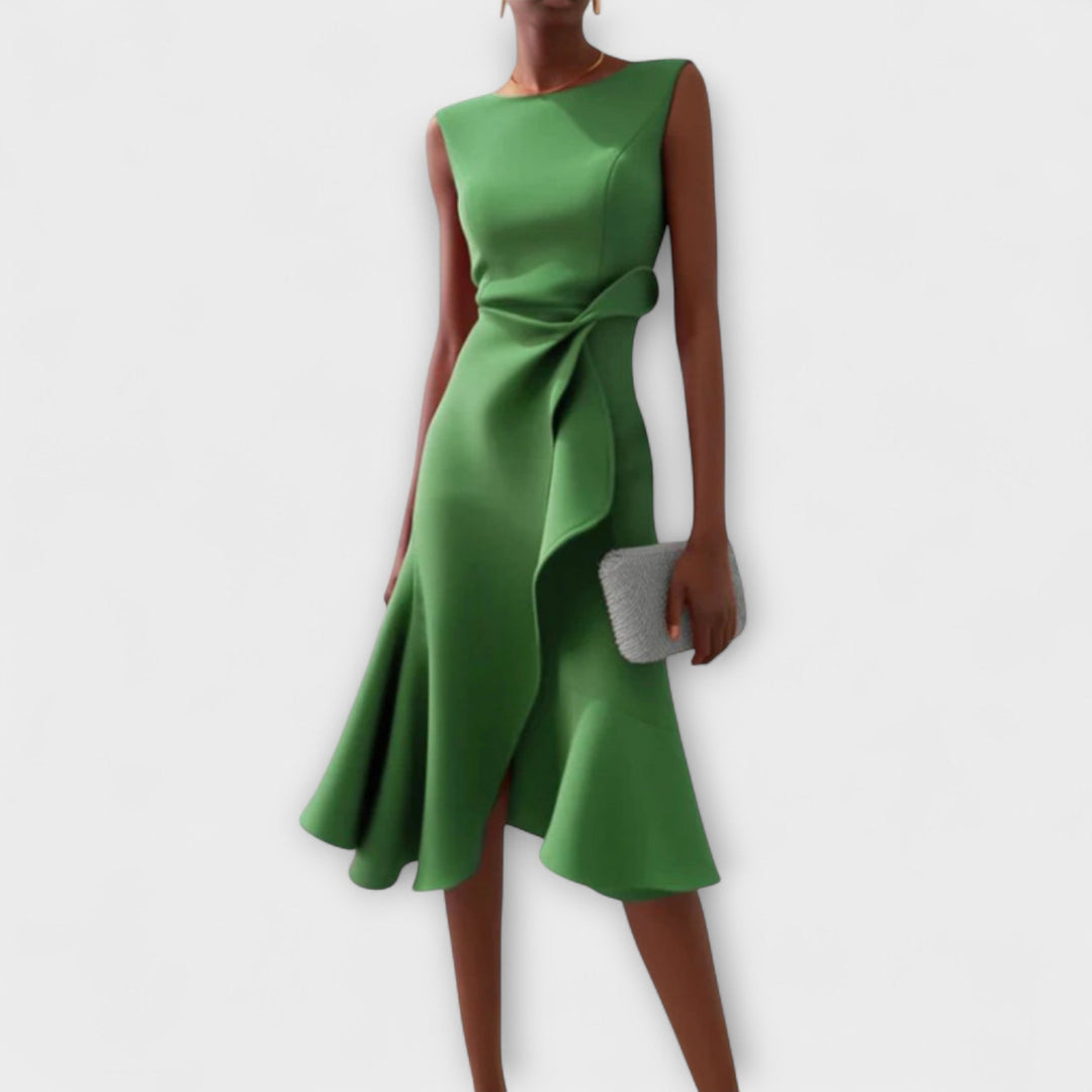 Ariane | Women's Asymmetrical Midi Dress 6
