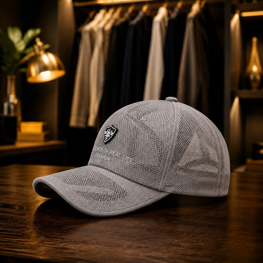 BREATHABLE CREST TRUCKER CAP