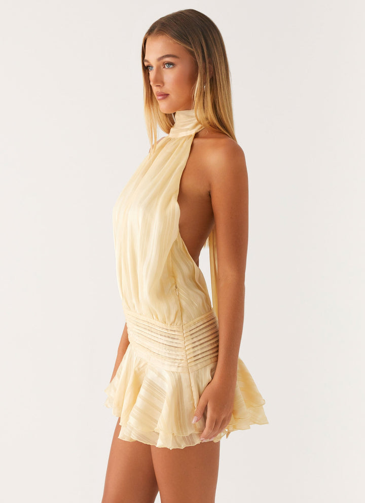 Barret | Elegant Halter Neck Cocktail Dress 5
