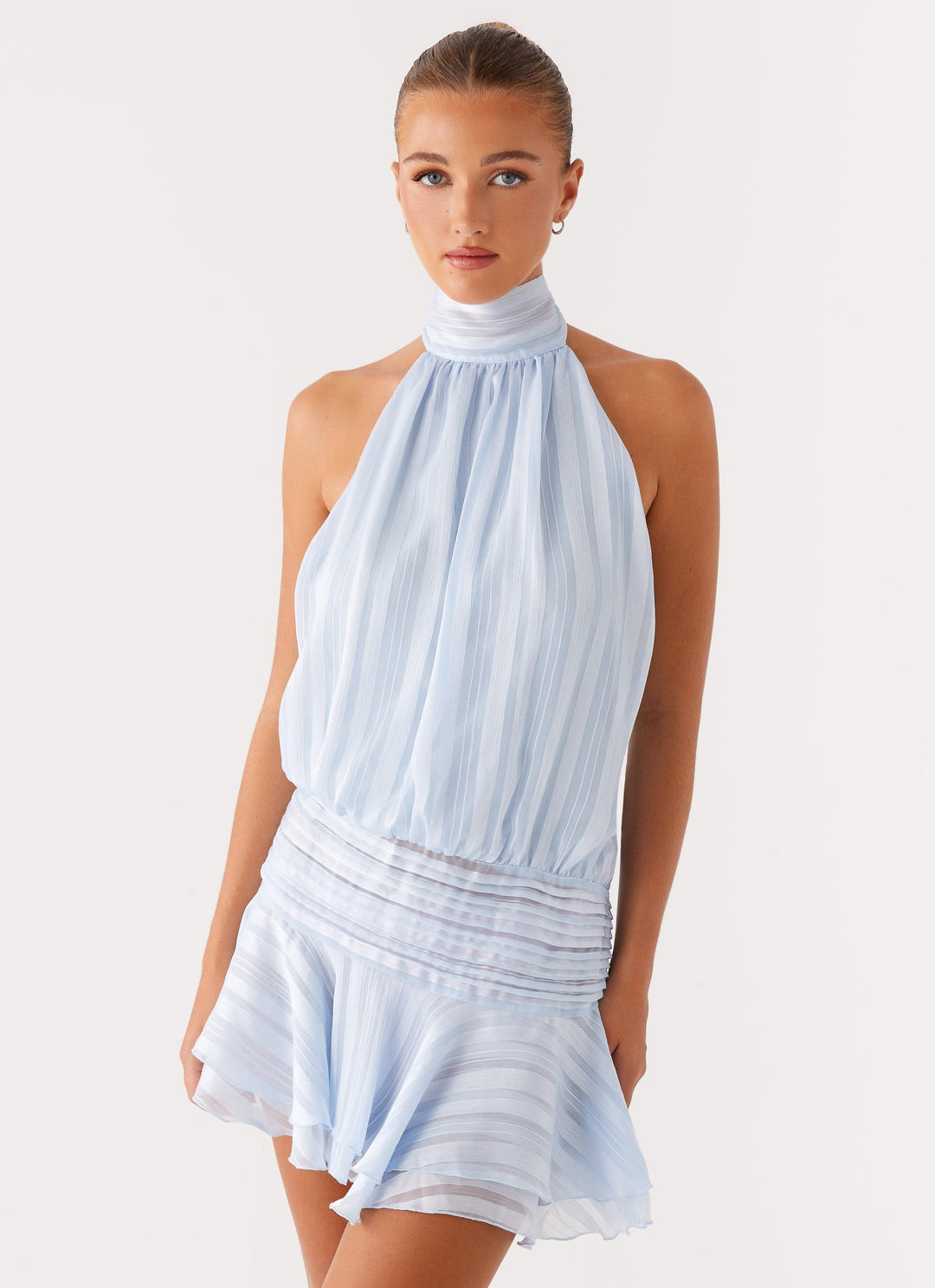 Barret | Elegant Halter Neck Cocktail Dress 8