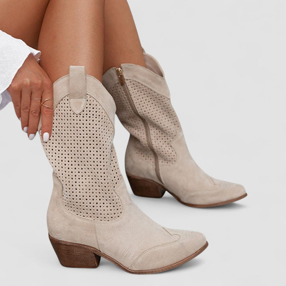 Rachel | Stylish Orthopedic Western Boots for All-Day Comfort