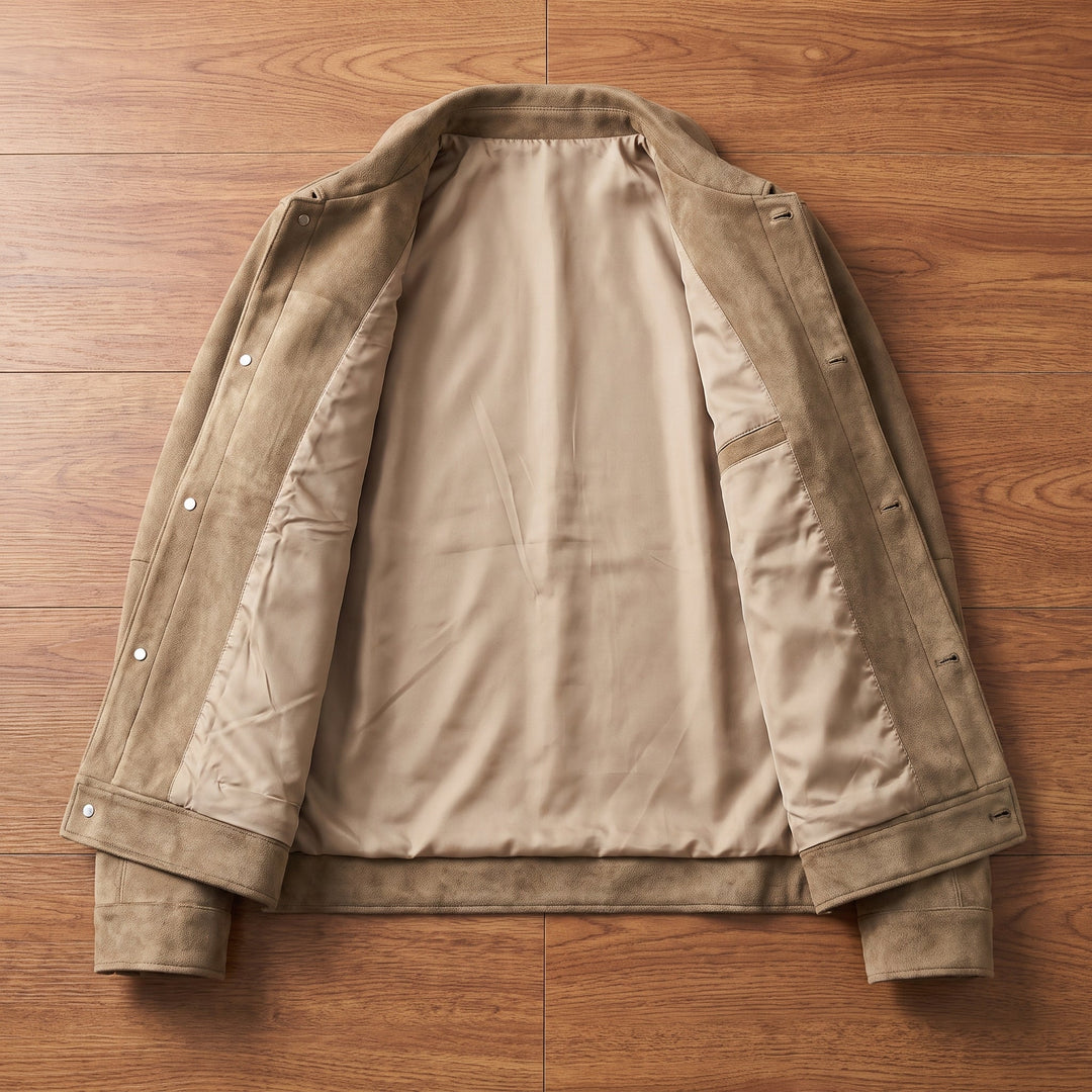 CLASSIC SUEDE UTILITY JACKET