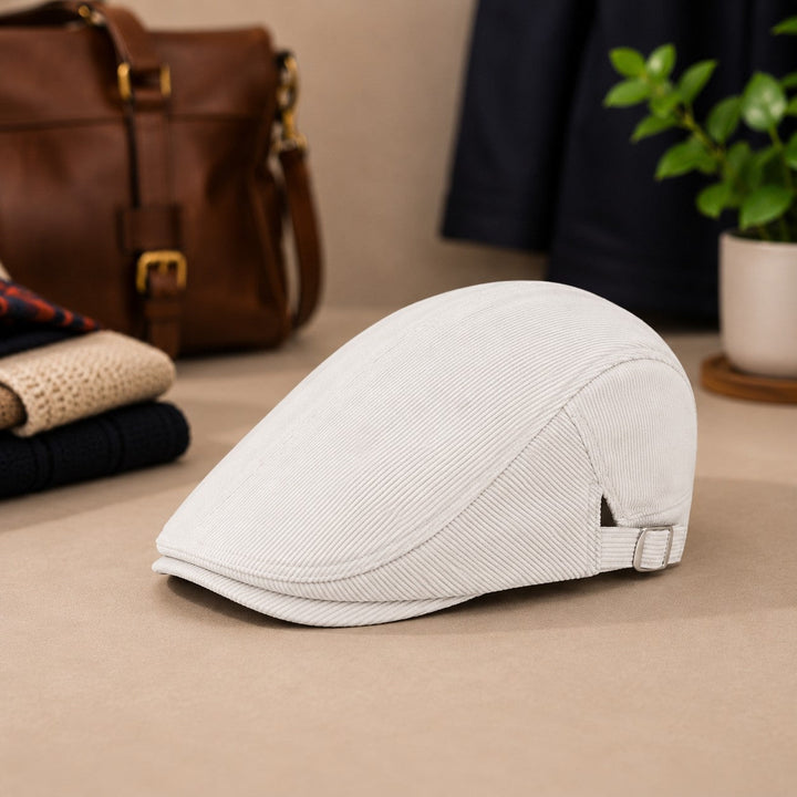 CORDUROY FLAT CAP