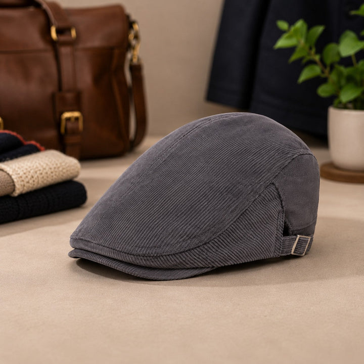 CORDUROY FLAT CAP