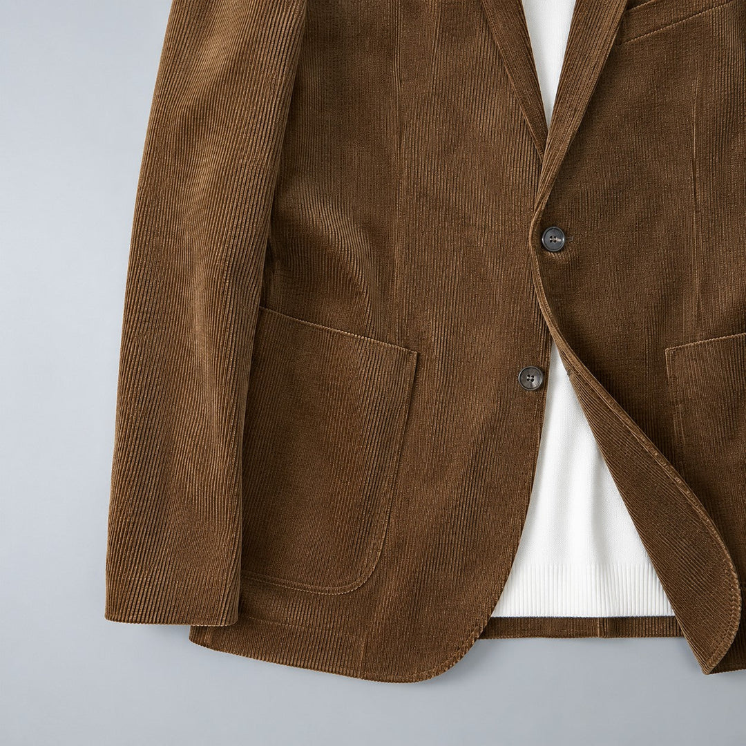 CORDUROY LAPEL JACKET