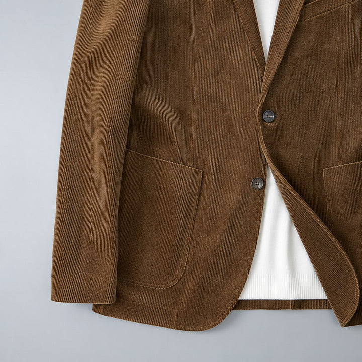 CORDUROY LAPEL JACKET