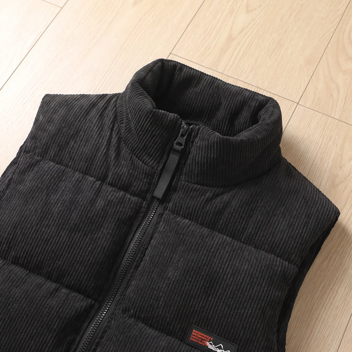 CORDUROY PUFFER VEST