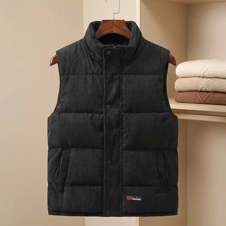 CORDUROY PUFFER VEST