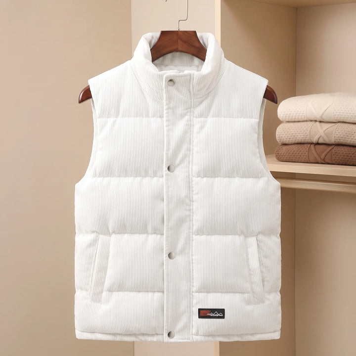 CORDUROY PUFFER VEST