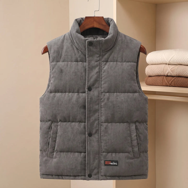 CORDUROY PUFFER VEST