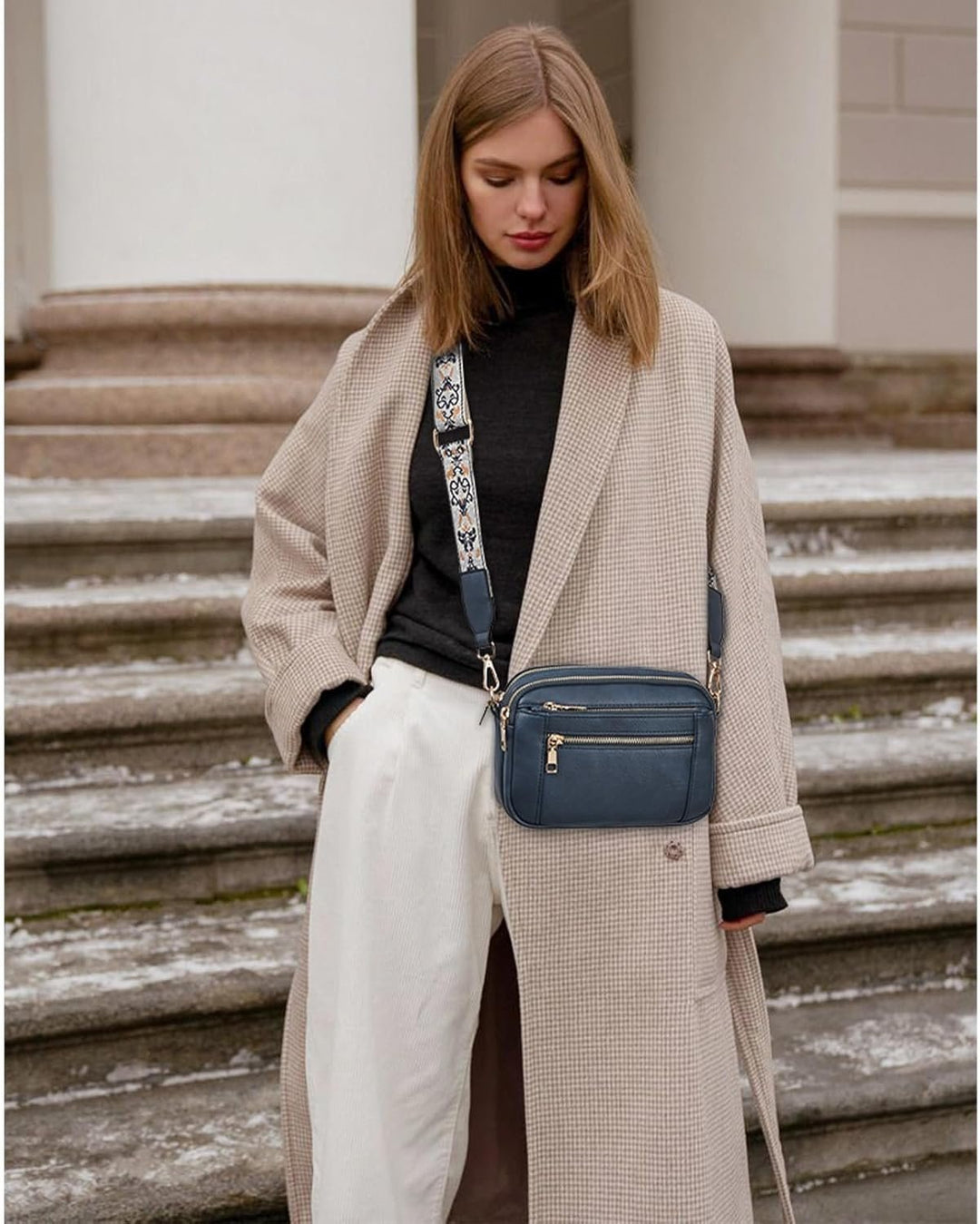 Camille | Black Shoulder Bag for Women 7