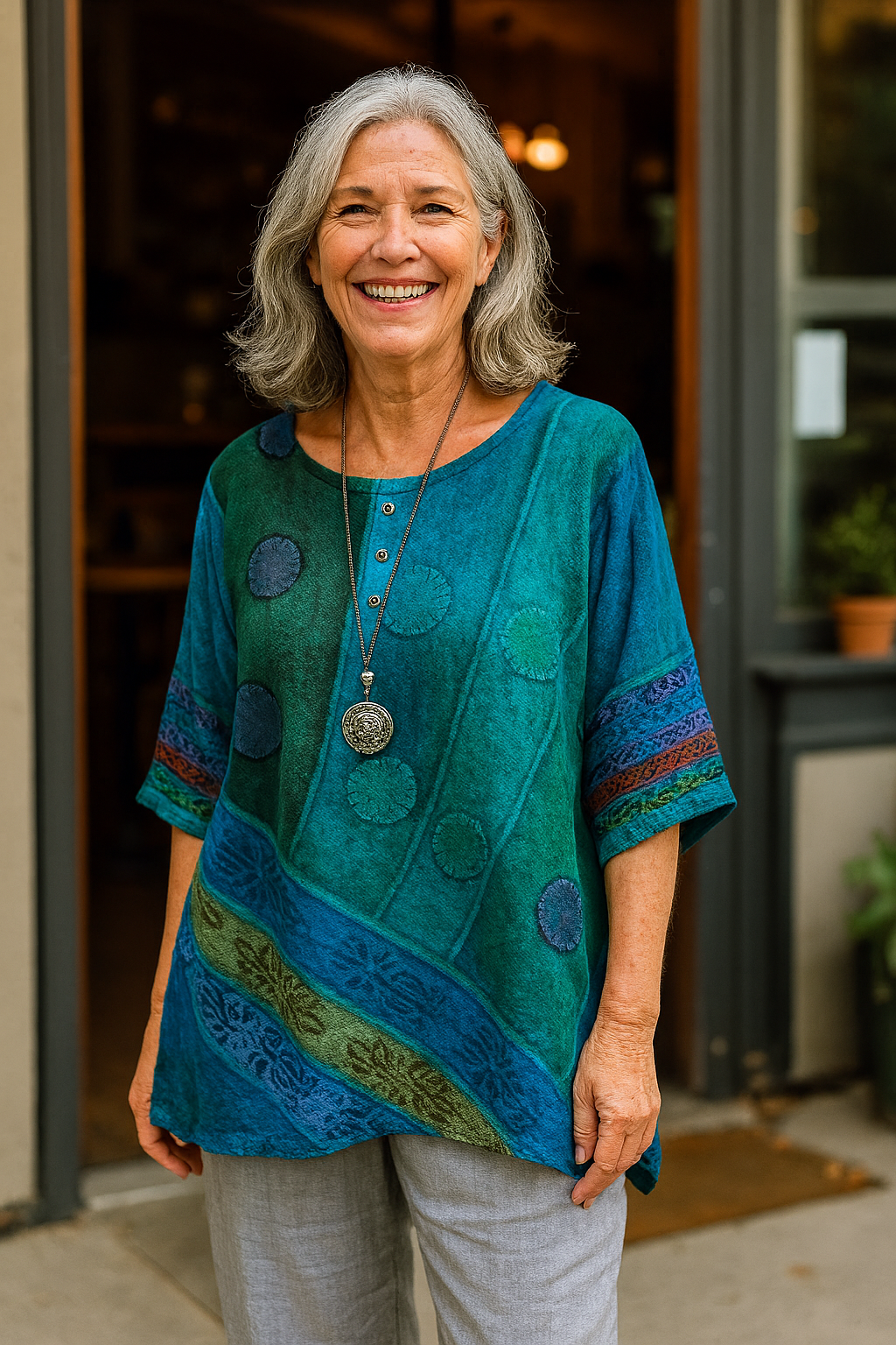 Yarra – Artistic and Flowy Top