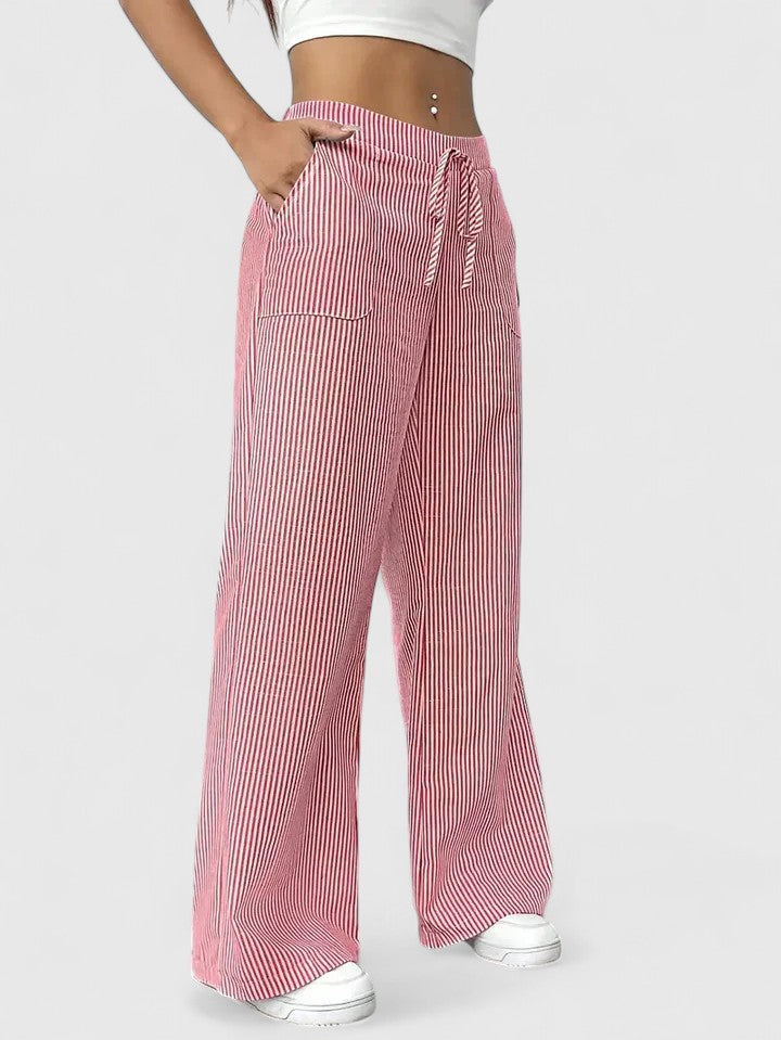Dominique | Chic Wide Leg Trousers for Women 0