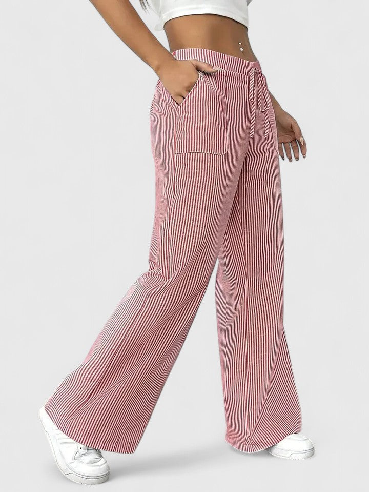 Dominique | Chic Wide Leg Trousers for Women 2
