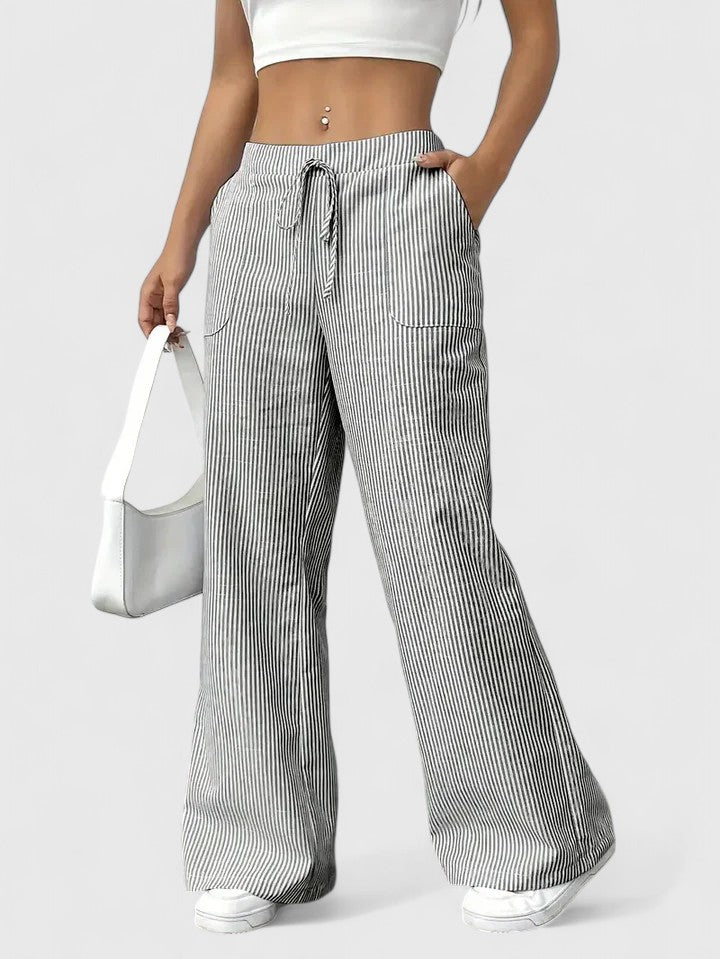 Dominique | Chic Wide Leg Trousers for Women 4