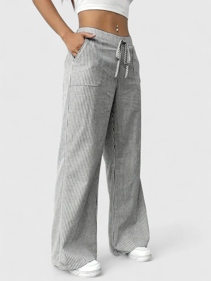 Dominique | Chic Wide Leg Trousers for Women 5