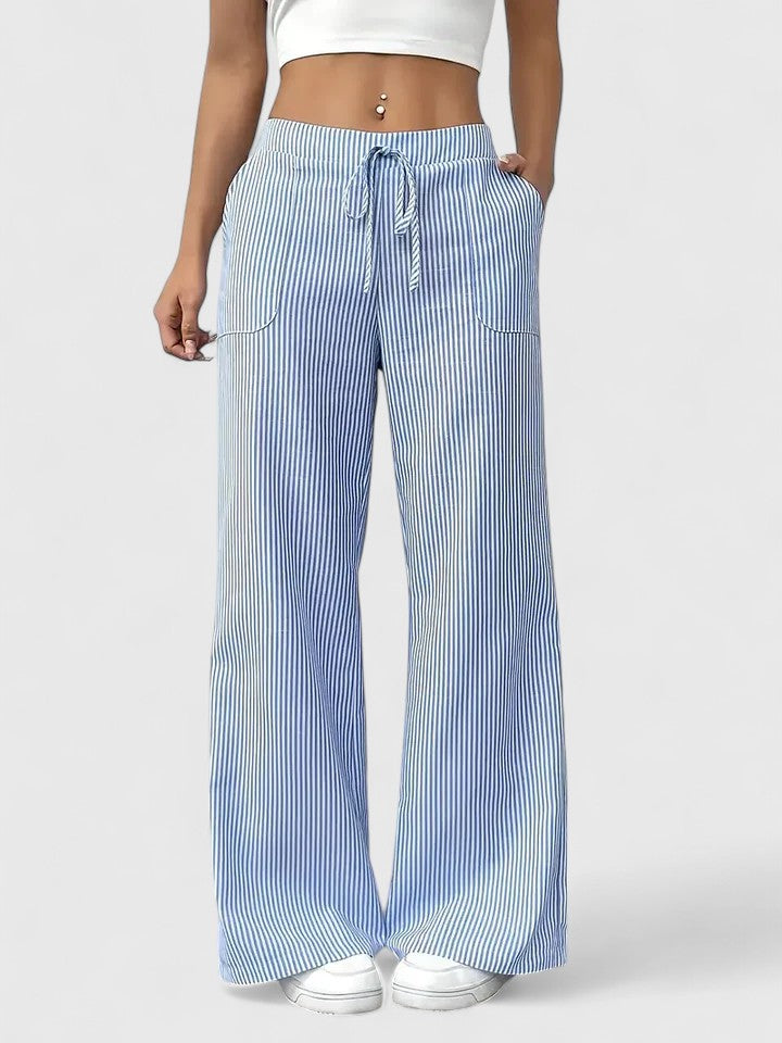 Dominique | Chic Wide Leg Trousers for Women 6