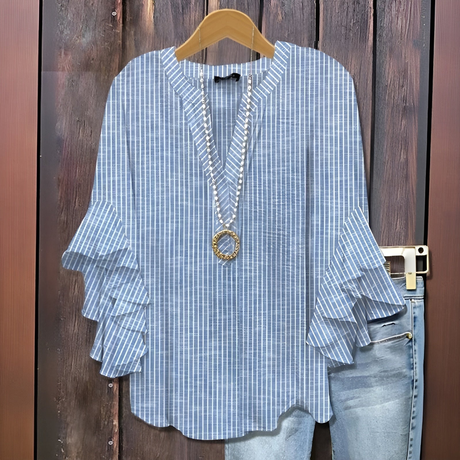 Blue striped